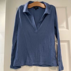 J.CREW NWOT Powder Blue Polo Sweater - Size M